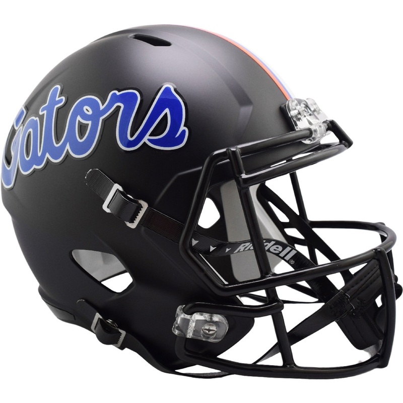 Florida Gators Satin Black 2023 Riddell Speed Replica Full Size Football Helmet