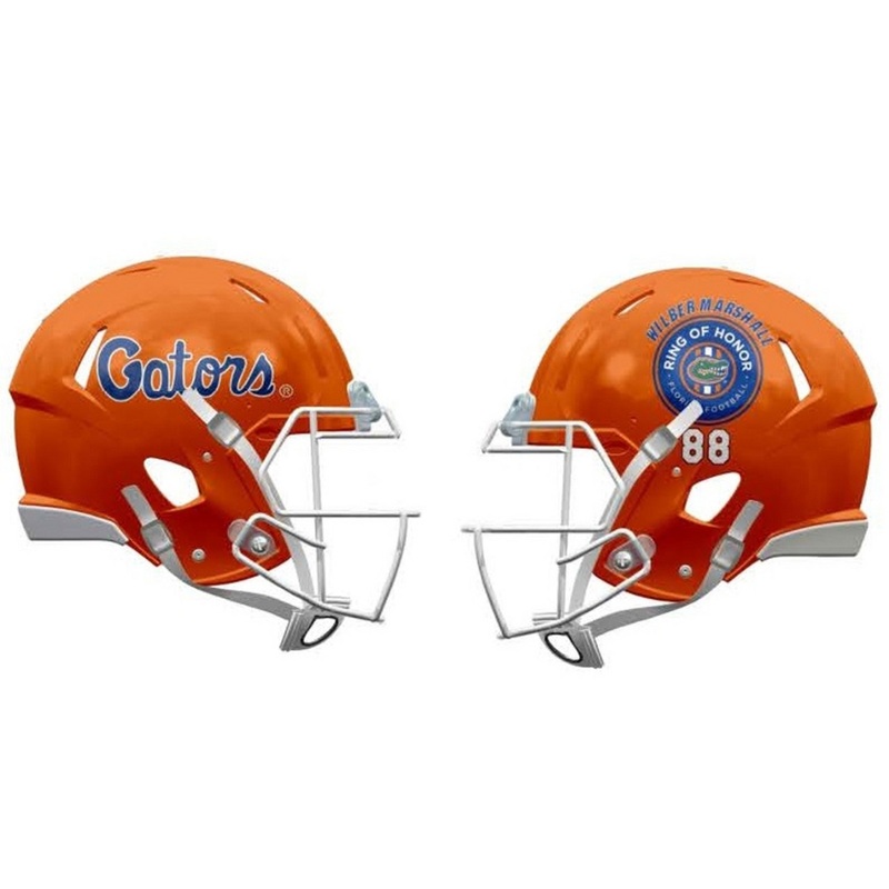 Florida Gators Wilber Marshall Ring of Honor SPEED Mini Football Helmet
