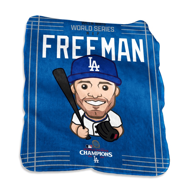 Freddie Feeman MVP Los Angeles Dodgers 2024 World Series Champions 50″ x 60″ Silk Touch Throw Blanket
