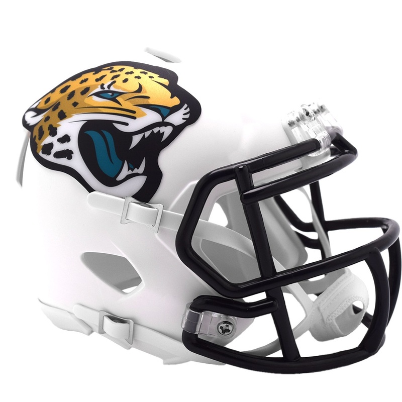 Jacksonville Jaguars 2024 On Field Alternate Riddell Speed Mini Football Helmet