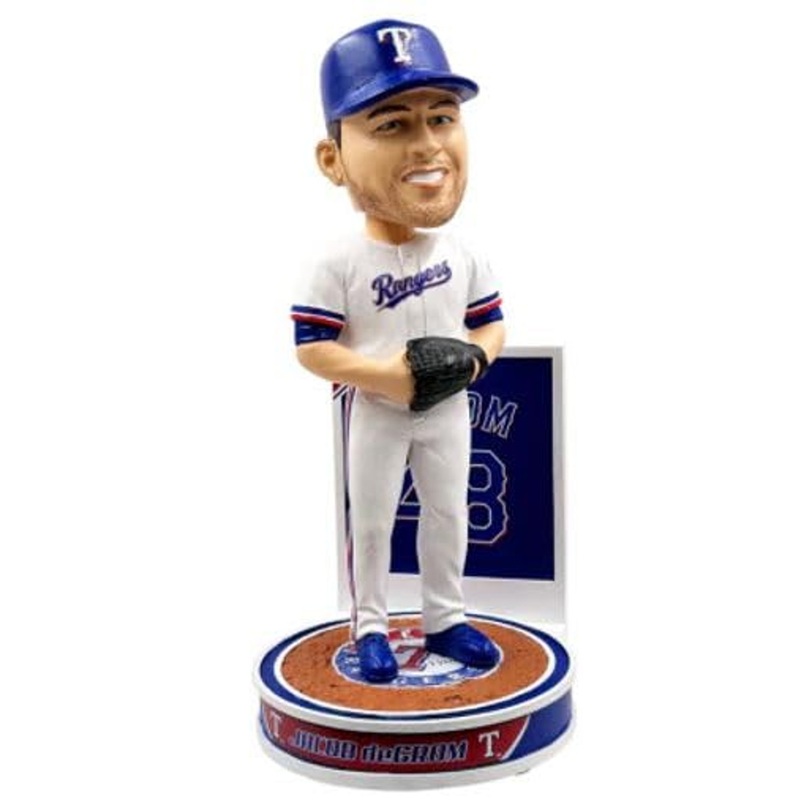 Jacob deGrom Texas Rangers Hero Series 8″ Bobblehead Bobble Head Doll