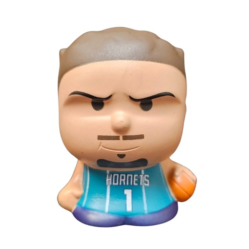 LaMelo Ball Charlotte Hornets Series 4 Jumbo SqueezyMate NBA Figurine