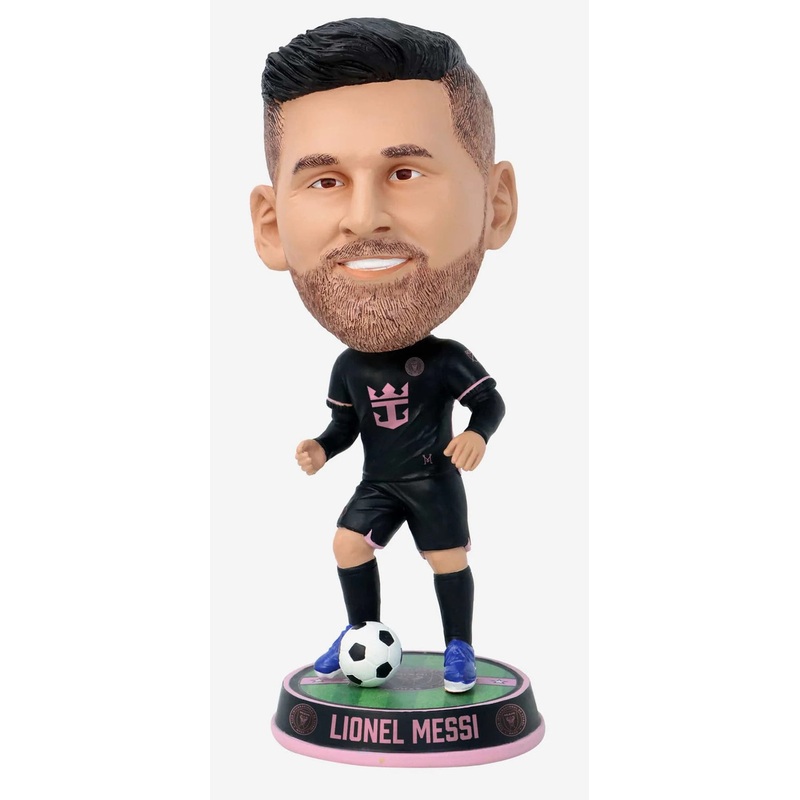 Lionel Messi Inter Miami CF Field Stripe Variant 2023 BigHead 9.5″ Bobblehead Bobble Head Doll