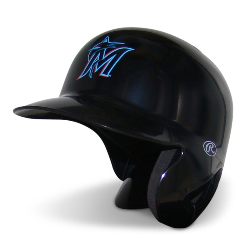 Miami Marlins MLB Rawlings Replica MLB Baseball Mini Helmet