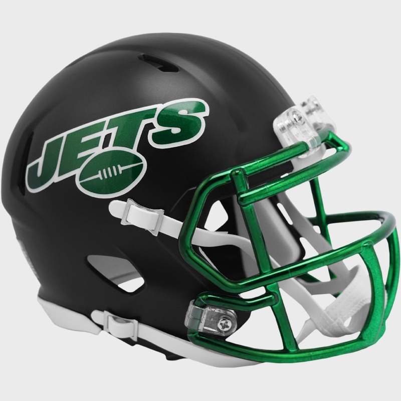 New York Jets Alternate On-Field NFL Revolution SPEED Mini Football Helmet