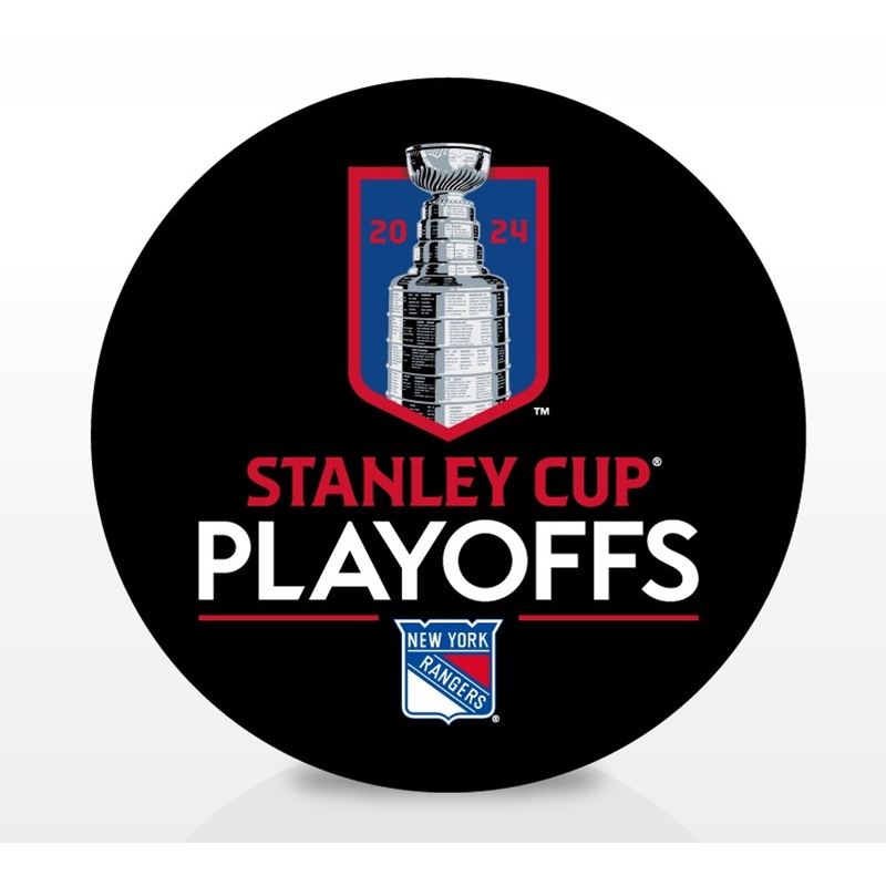NHL New York Rangers 2024 Stanley Cup Playoffs Lock-Up Souvenir Hockey Puck
