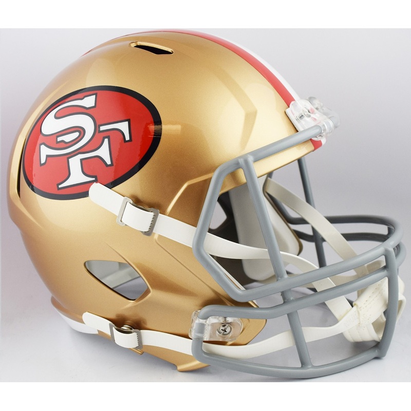 San Francisco 49ers 1964 to 1995 Tribute SPEED Replica Full Size Football Helmet