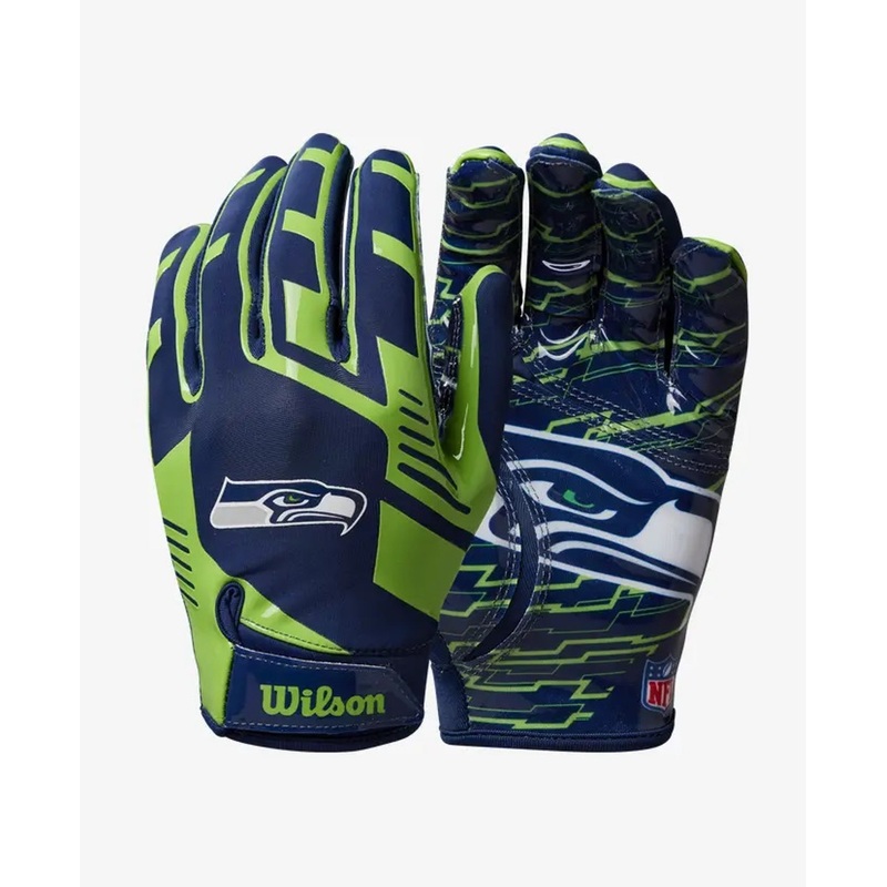 Seattle Seahawks NFL Stretch Fit Receiver Football Gloves