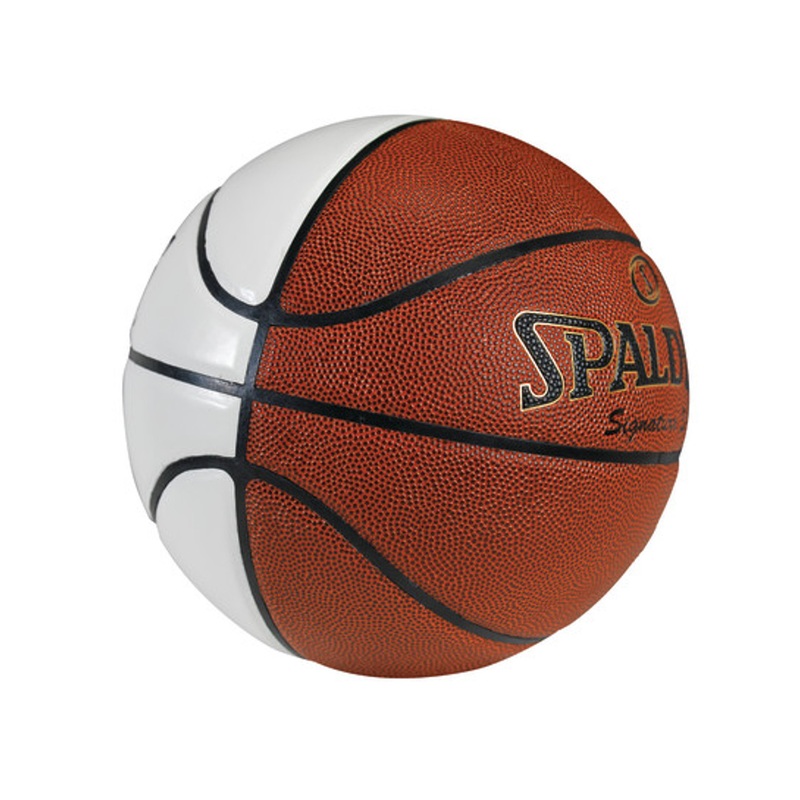 SPALDING 4 WHITE PANEL AUTOGRAPH SIGNATURE SERIES FULL SIZE BASKETBALL