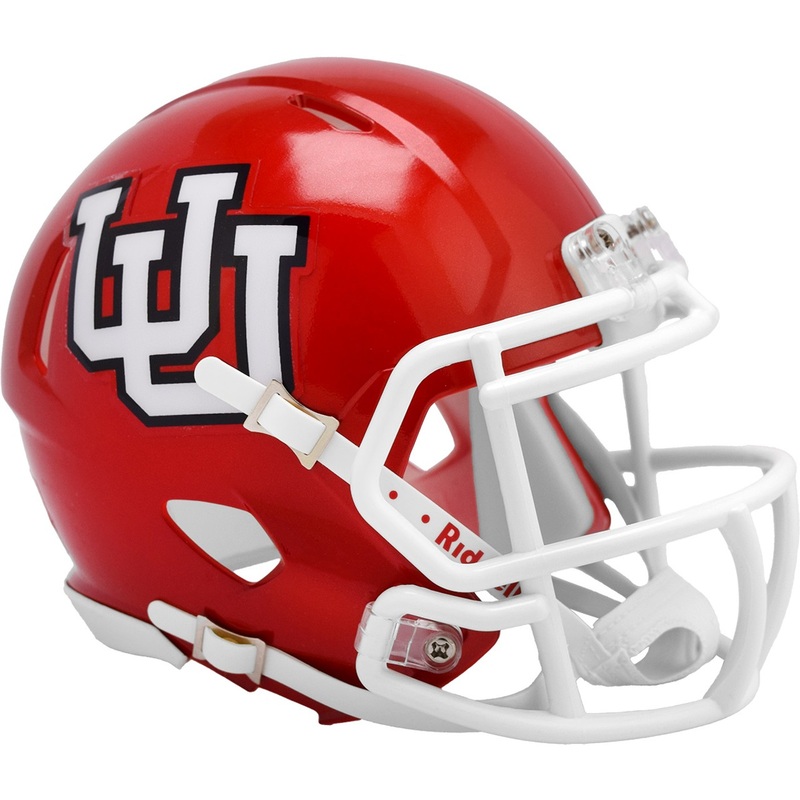 Utah Utes Red UU Revolution SPEED Mini Football Helmet