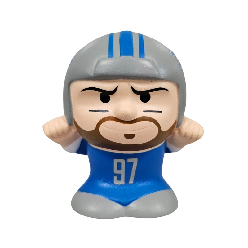 Aidan Hutchinson Detroit Lions # 97 Series 4 Jumbo SqueezyMate NFL Figurine