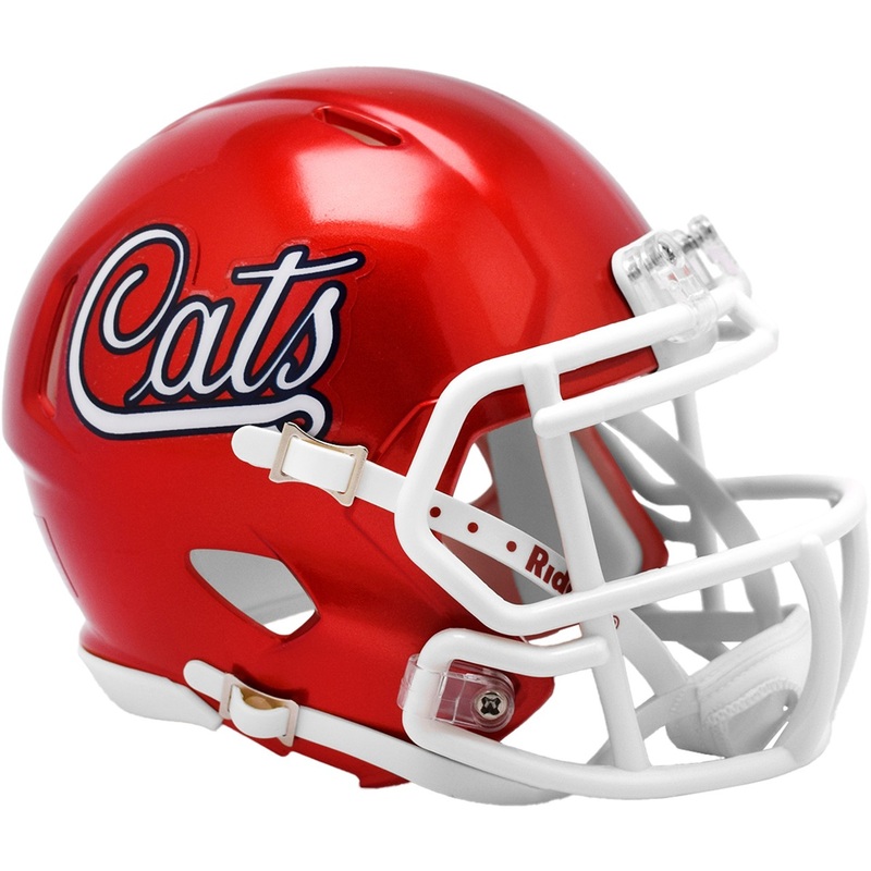 Arizona Wildcats Cats Script Red NCAA Riddell Speed Mini Football Helmet