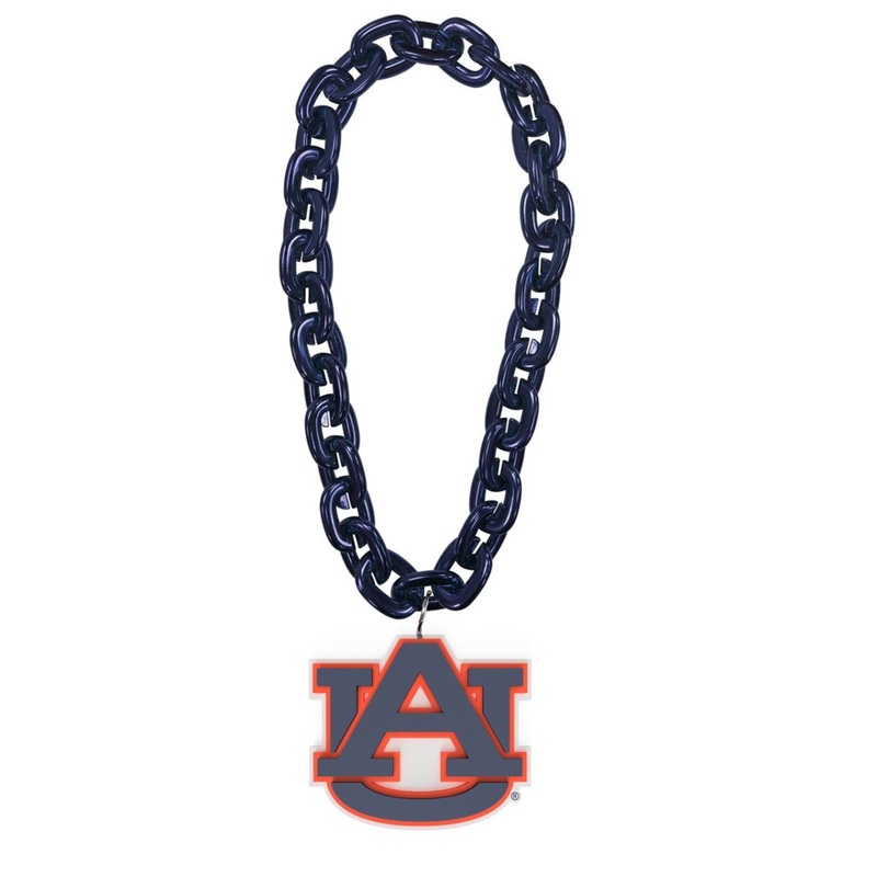 Auburn Tigers NCAA Touchdown Fan Chain 3D Foam Necklace