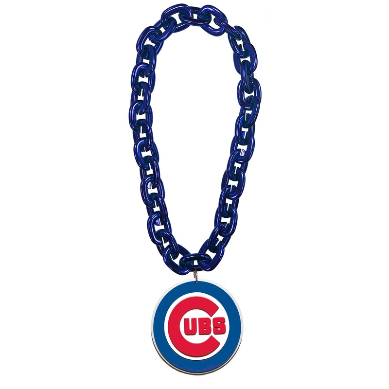 Chicago Cubs MLB Fan Chain 10 Inch 3D Foam Magnet Necklace