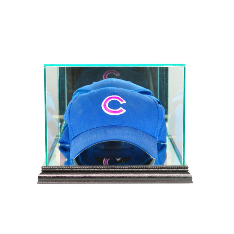 Deluxe Real Glass Cap/ Hat Display Case