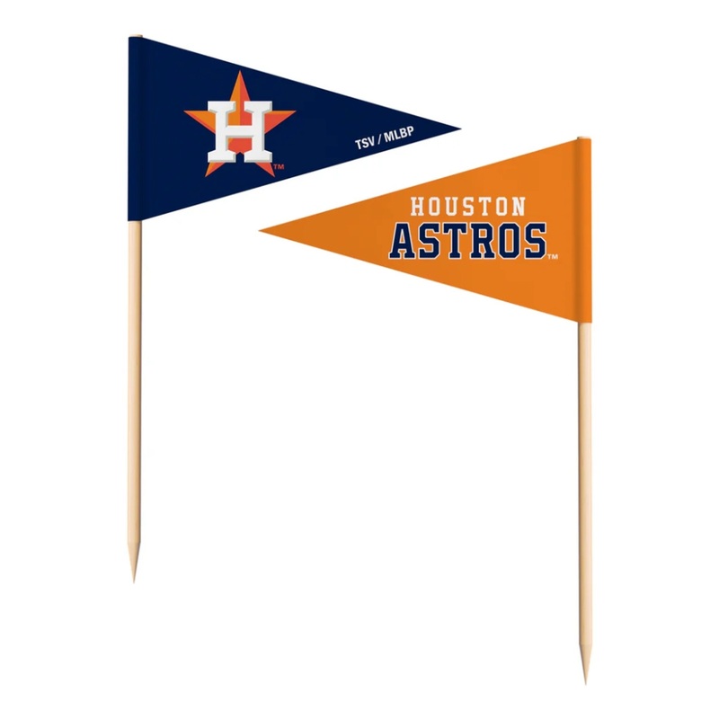 Houston Astros MLB Team Toothpick Flags – 36 pack Toothpicks