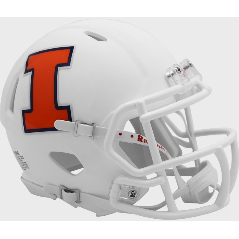 Illinois Fighting Illini New 2020 NCAA Riddell SPEED Mini Football Helmet