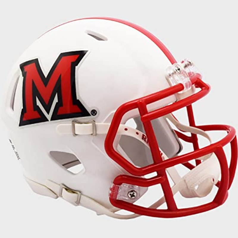 Miami of Ohio Redhawks Revolution Speed Mini Football Helmet