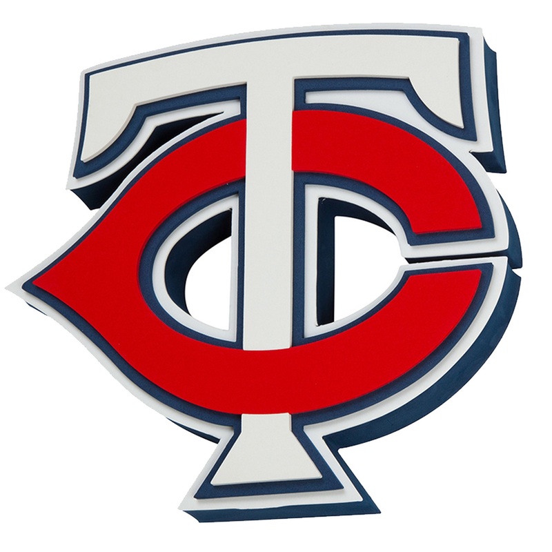 Minnesota Twins MLB 3D Fan Foam Logo Sign