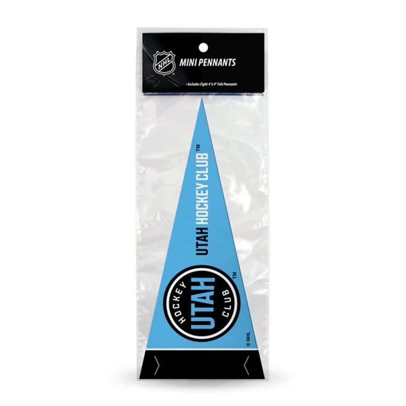 NHL Utah Hockey Club Mini Pennant Set (8-pack)