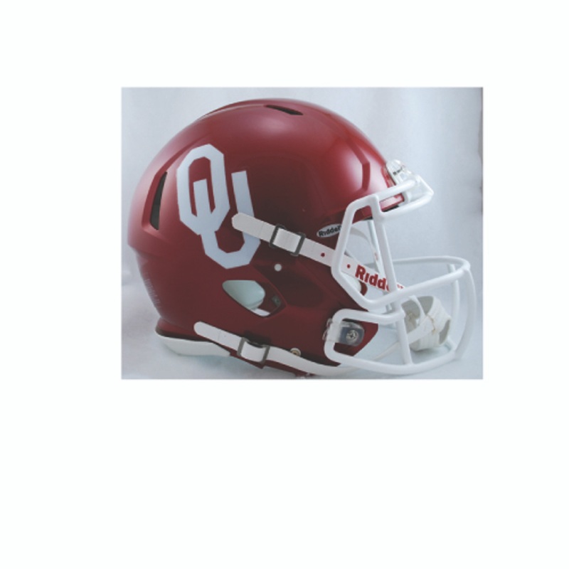 Oklahoma Sooners NEW Riddell Full Size Authentic SPEED Helmet