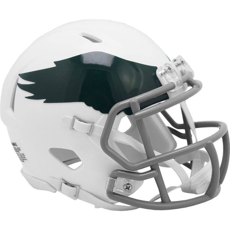 Philadelphia Eagles 1969 to 1973 Throwback Revolution Speed Mini Football Helmet