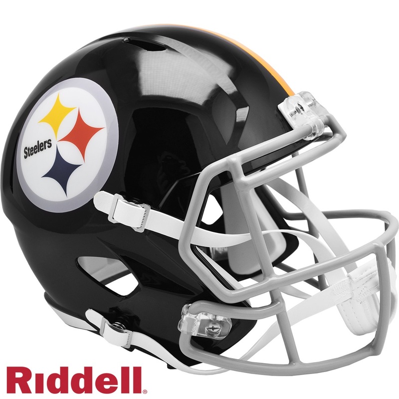 Pittsburgh Steelers 1963 to 1976 Throwback SPEED Riddell Full Size Replica Football Helmet