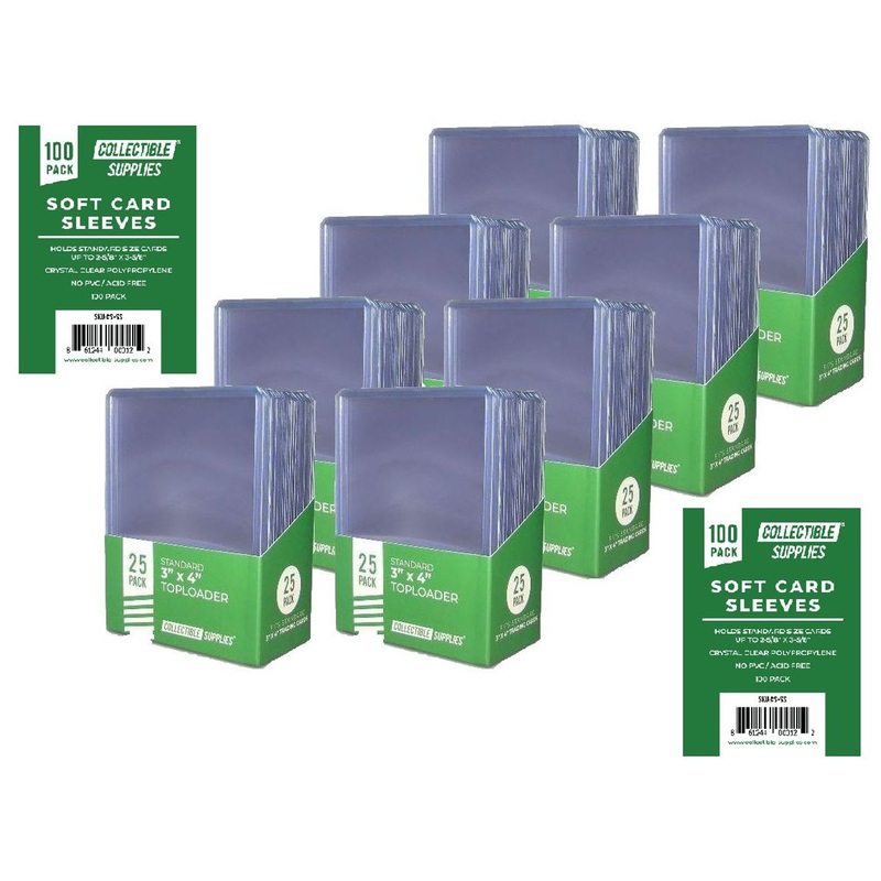 Soft Sleeve and Top-Loader Package – 200ct. each