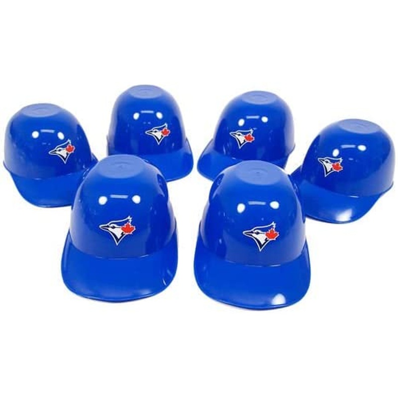 Toronto Blue Jays MLB 8oz Snack Size / Ice Cream Mini Baseball Helmets – Quantity 6