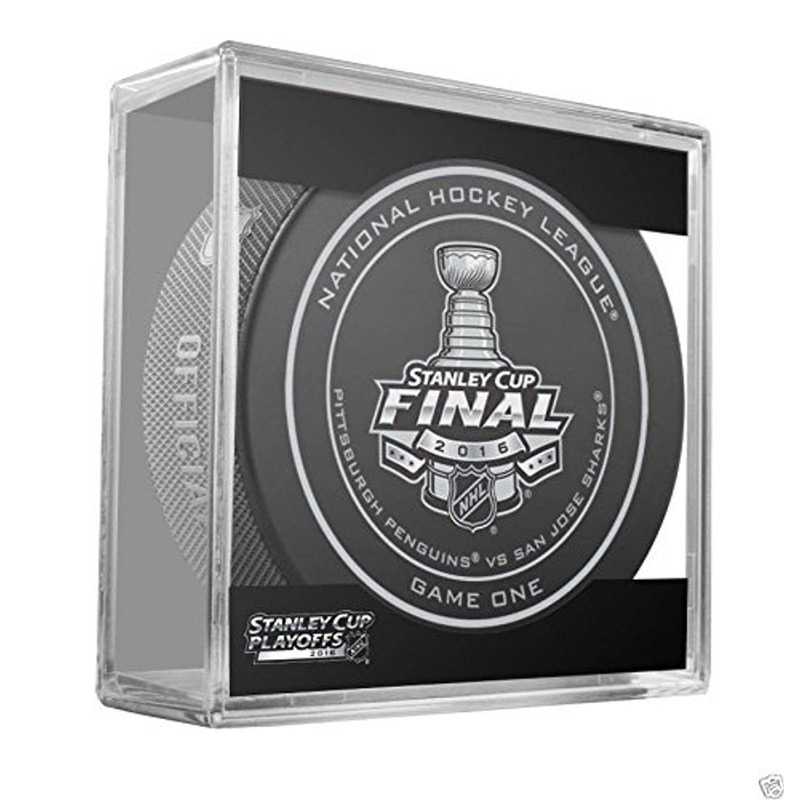 2016 NHL Stanley Cup Finals Playoff Sherwood Official Game Puck – Game 1 (One)
