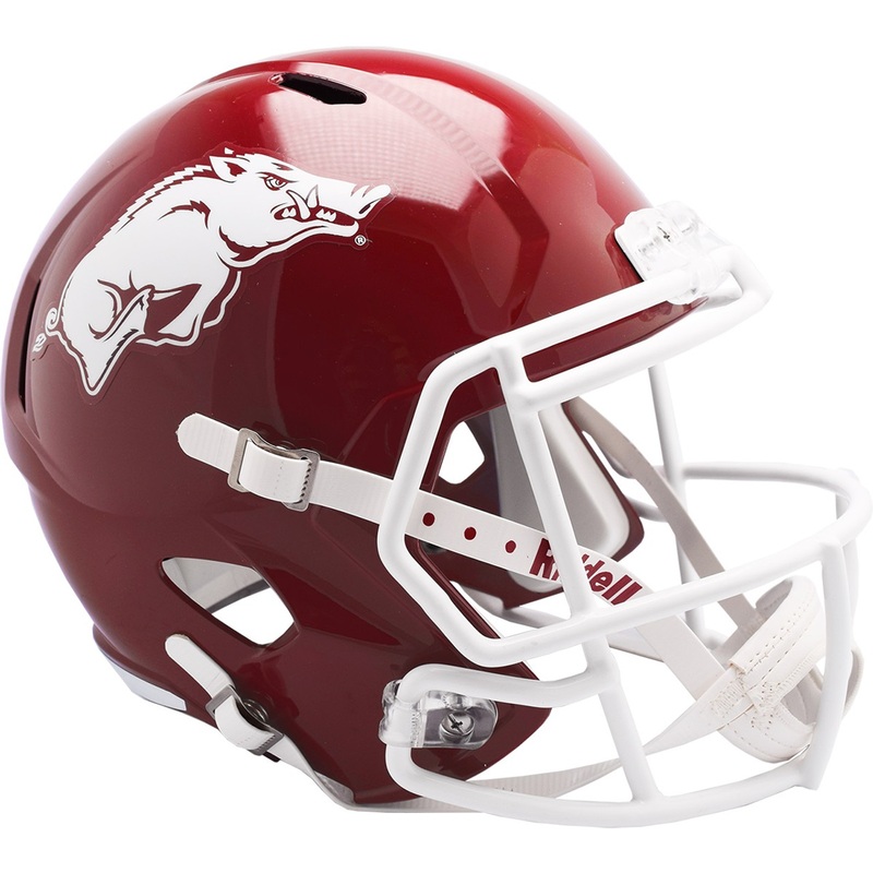 Arkansas Razorbacks SPEED Riddell Full Size Replica Football Helmet