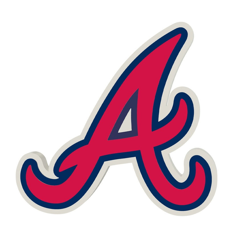 Atlanta Braves 3D Fan Foam Logo Sign