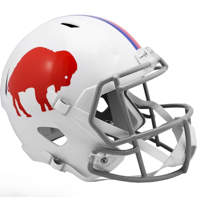 Buffalo Bills 1965-1973 Throwback SPEED Riddell Full Size Replica Football Helmet