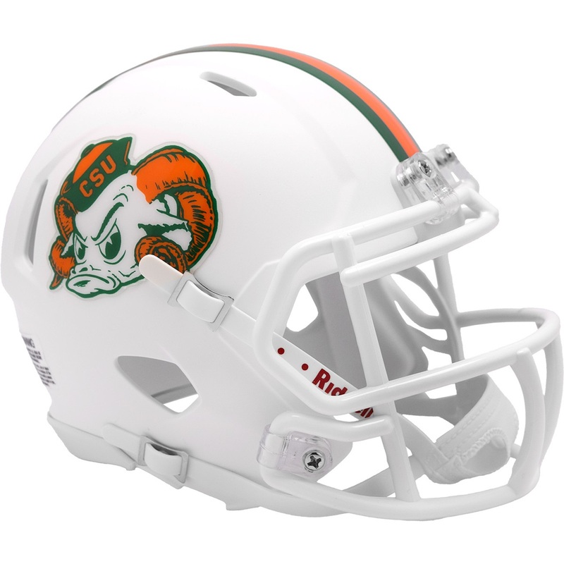 Colorado State Rams Aggies Revolution SPEED Mini Football Helmet – New in Riddell Box