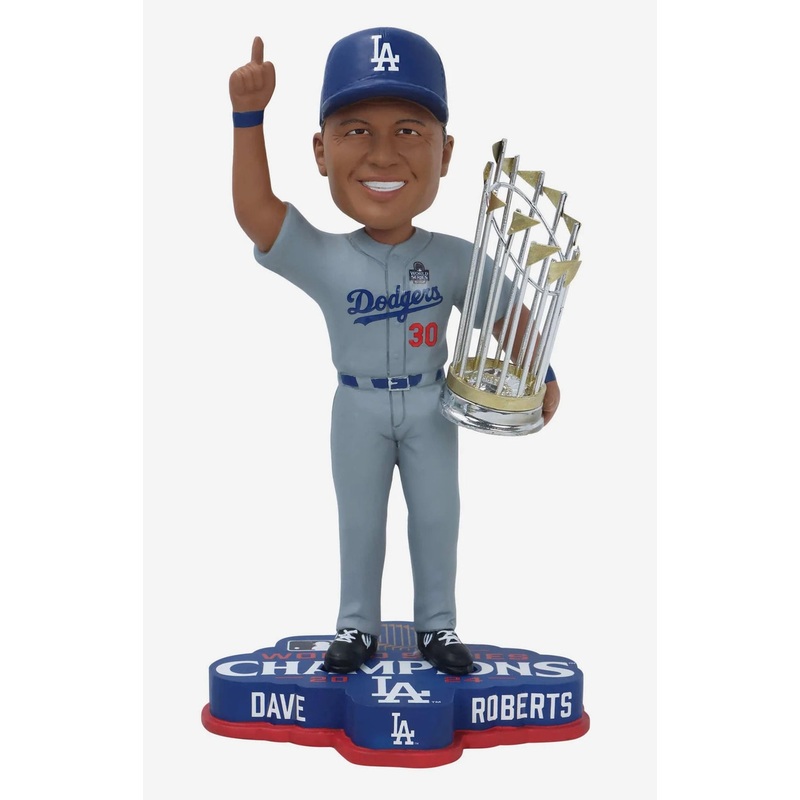 Dave Roberts Los Angeles Dodgers 2024 World Series Champions 8″ Bobblehead Bobble Head Doll