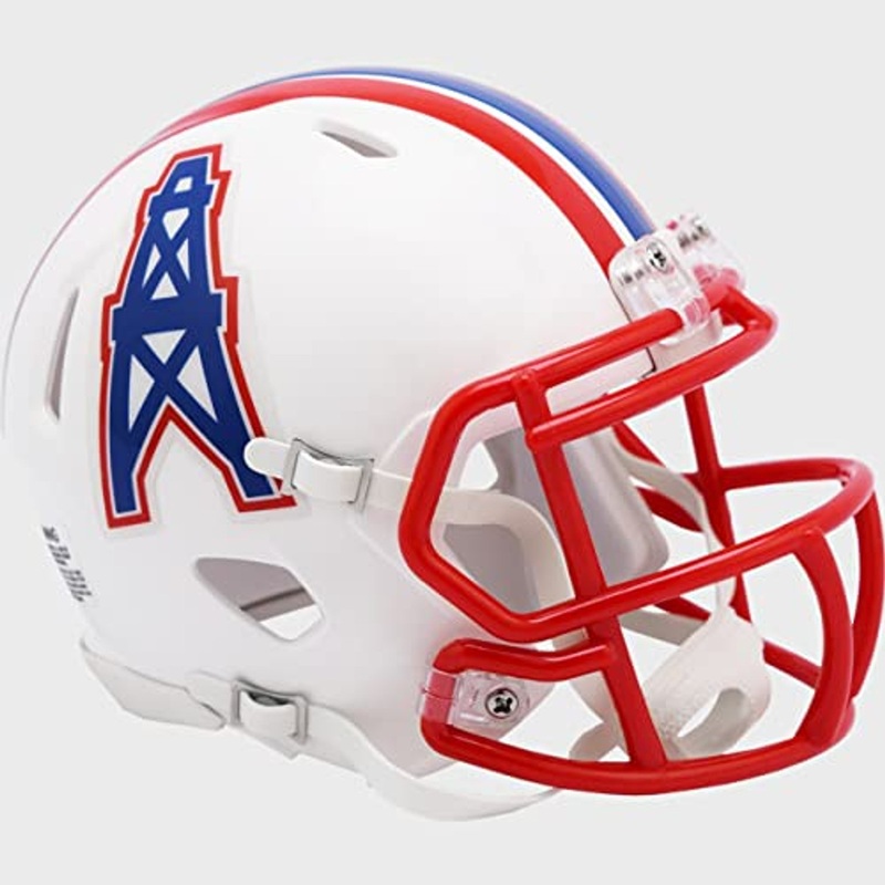 Houston Oilers 1981 to 1998 Throwback Revolution Speed Mini Football Helmet