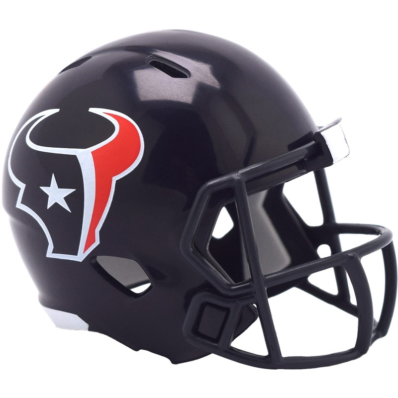 Houston Texans New 2024 Logo Revolution Mini Pocket Pro Size Helmet