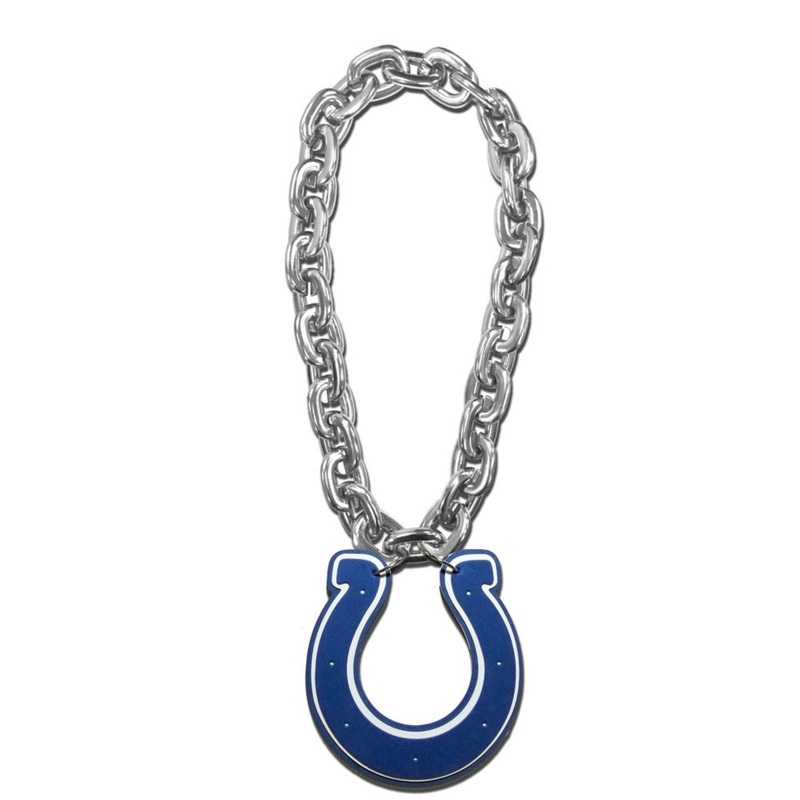 Indianapolis Colts NFL Touchdown Fan Chain 10 Inch 3D Foam Necklace