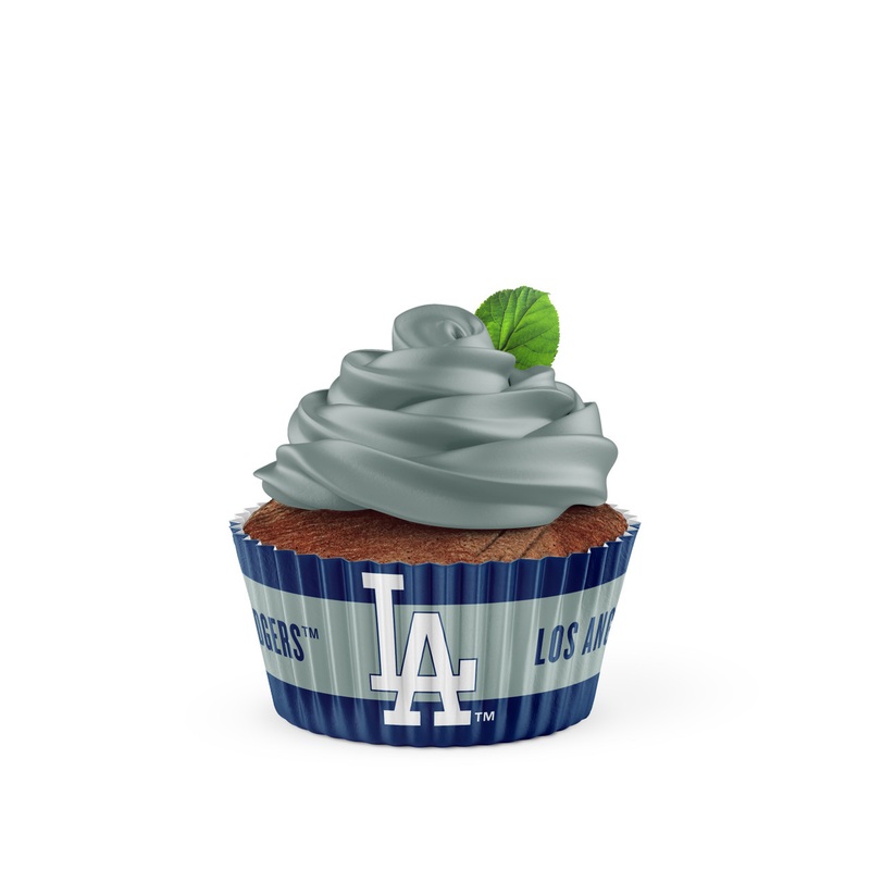 Los Angeles Dodgers MLB Baking Cups for CupCakes – 50 Pack – Cupcake Holders Liners