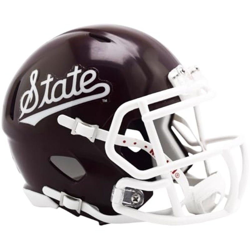 Mississippi State Bulldogs Script Revolution SPEED Mini Football Helmet – New in Riddell Box