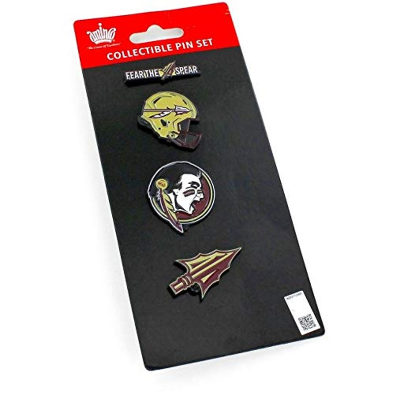 NCAA Florida State Seminoles Team Pride Collectible Lapel Pin Set 4-Pack
