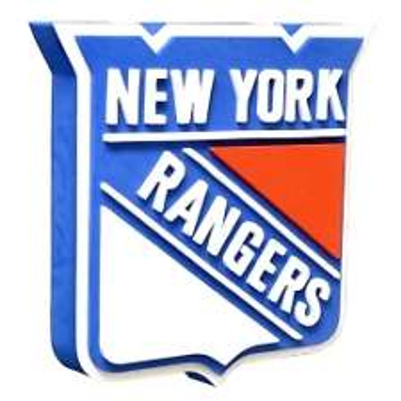 New York Rangers 3D Fan Foam Logo Sign