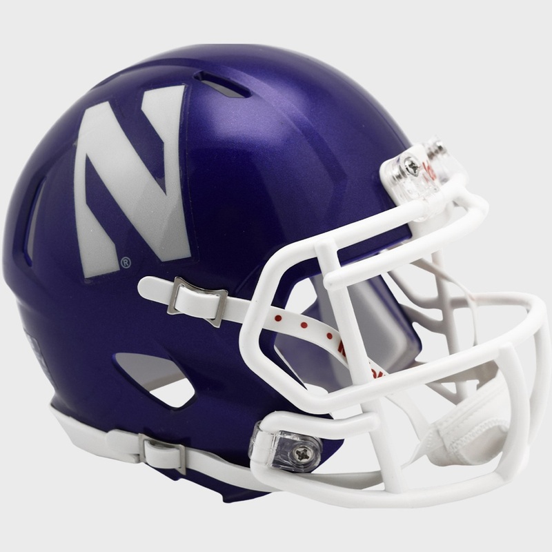 Northwestern Wildcats 2023 Revolution SPEED Mini Football Helmet