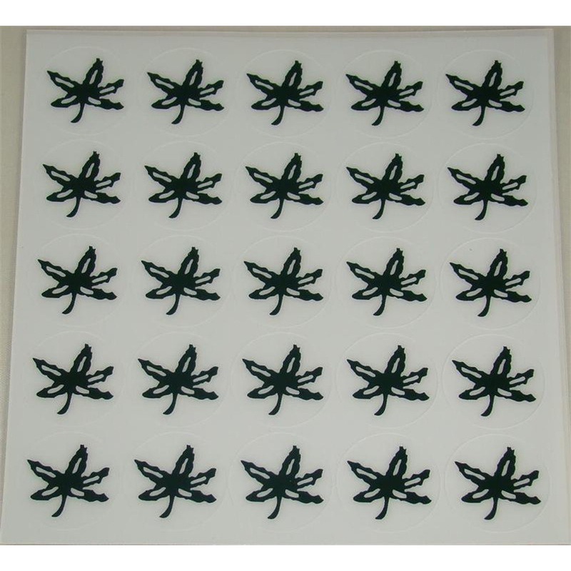 OHIO STATE BUCKEYE FULL SIZE HELMET LEAF 3M STICKER DECALS