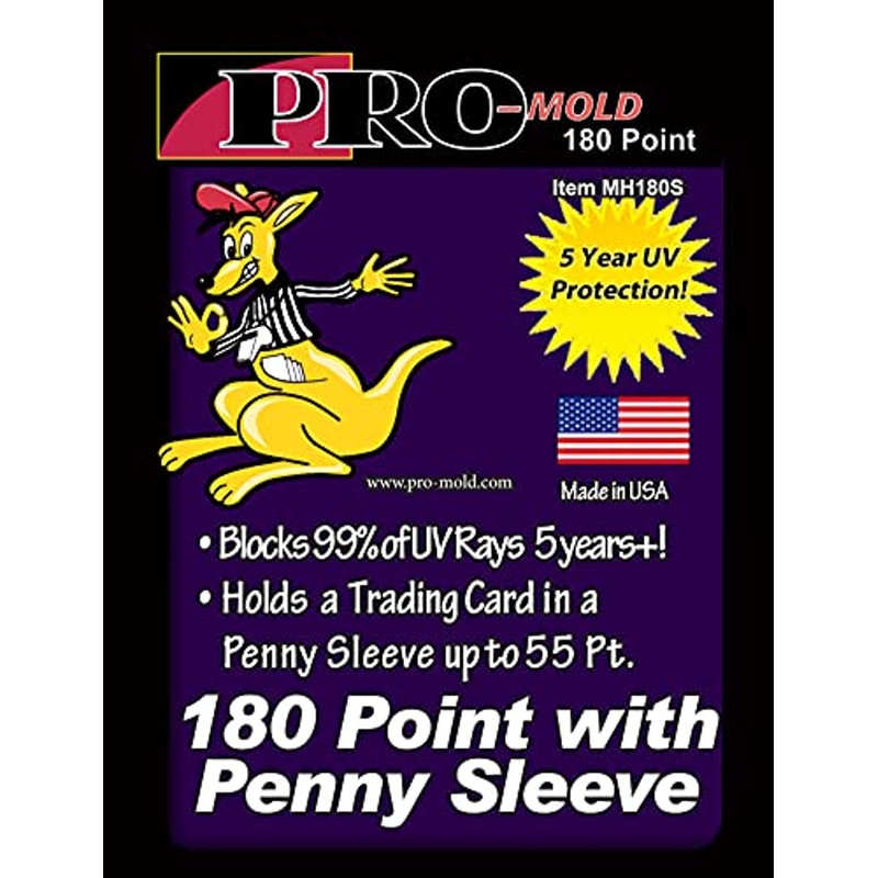 Pro-Mold 180pt. Magnetic One Touch Card Holders Holds Sleeved Card – MH180S (Box of 18 each)