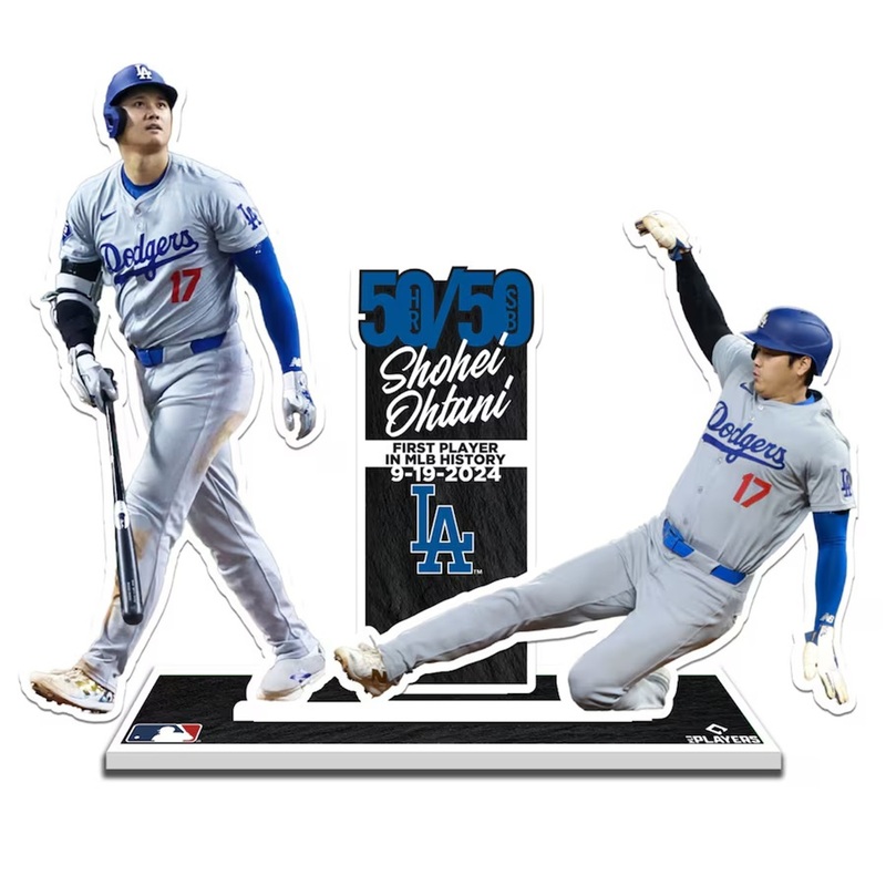 Shohei Ohtani Los Angeles Dodgers 50/50 Record Limited Edition MLB 8” Acrylic Player Standee Desktop Display