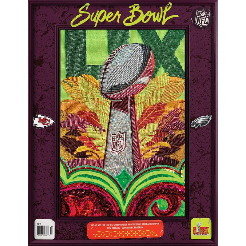 SUPER BOWL LIX 59 Game Program – Kansas City Chiefs vs. Philadelphia Eagles