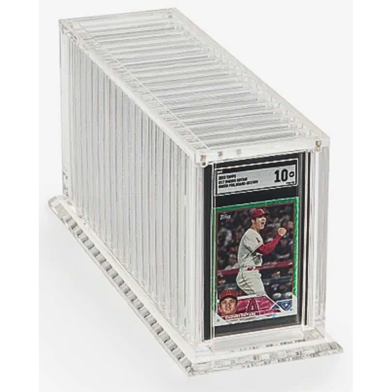 20-Graded Card Slab Heavy Duty Acrylic Vertical Holder for Graded Cards
