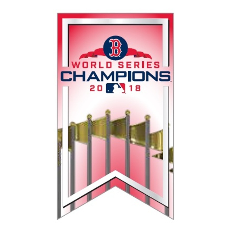 2018 Boston Red Sox World Series Champions Banner Lapel Pin