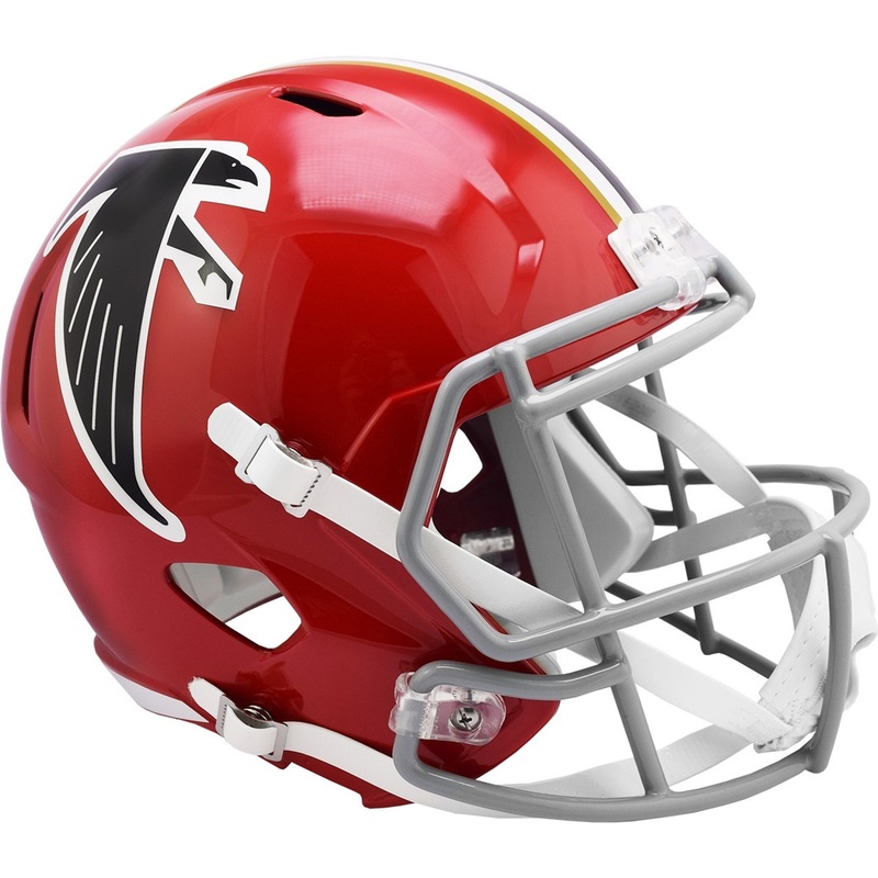 Atlanta Falcons 1966-1989 Throwback SPEED Riddell Full Size Replica Football Helmet